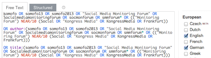 Monitoring Forum Query